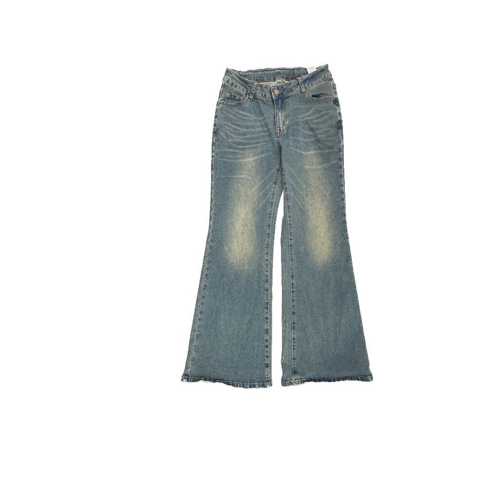 Dazy Flare Women's size M Medium Dark Wash Blue Denim jeans